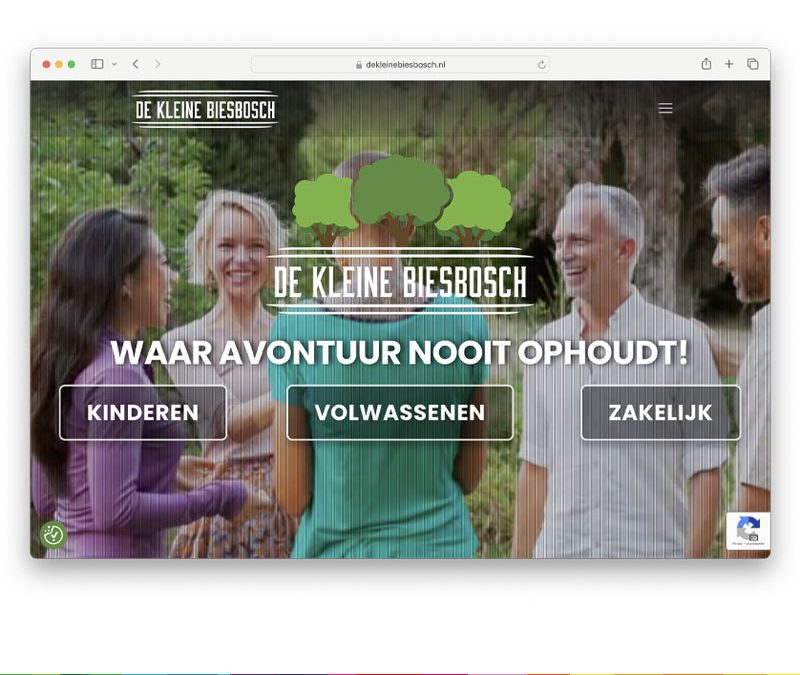 Website De Kleine Biesbosch